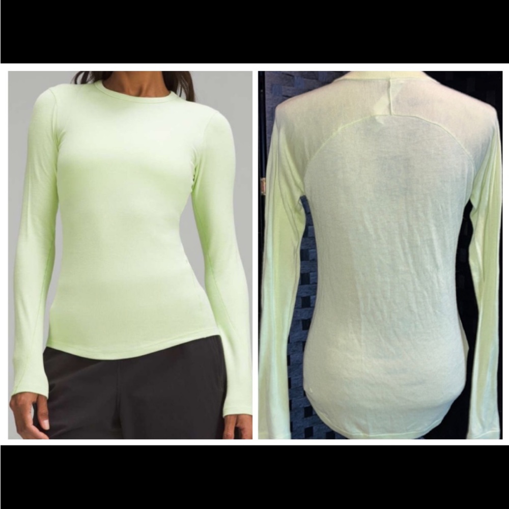 Lululemon Lightweight Boolux Sweater. Lemon vibe color.